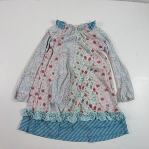 Matilda Jane Sweet Dreams Winter Patchwork Ruffle Nightgown 6